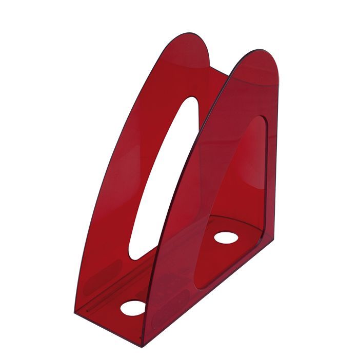 Лоток для бумаг Арника вертикальный РАДУГА, красный Фото