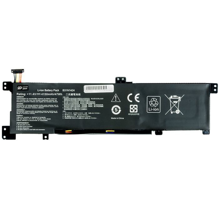 Аккумулятор для ноутбука PowerPlant ASUS A401L (B31N1424) 11.4V 4150mAh Фото