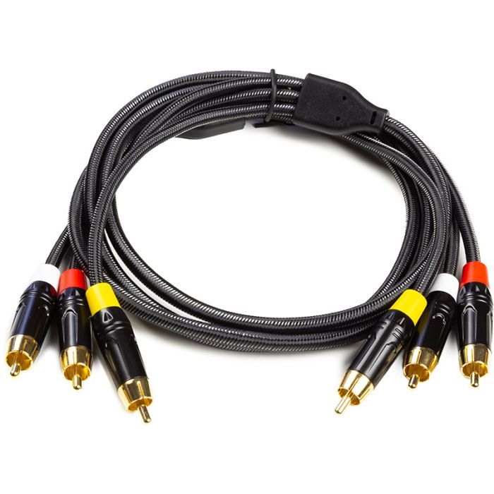 Кабель мультимедийный PowerPlant 3xRCA M to 3xRCA M 1.5m Фото