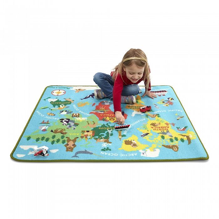 Детский коврик Melissa&Doug Карта мира Фото