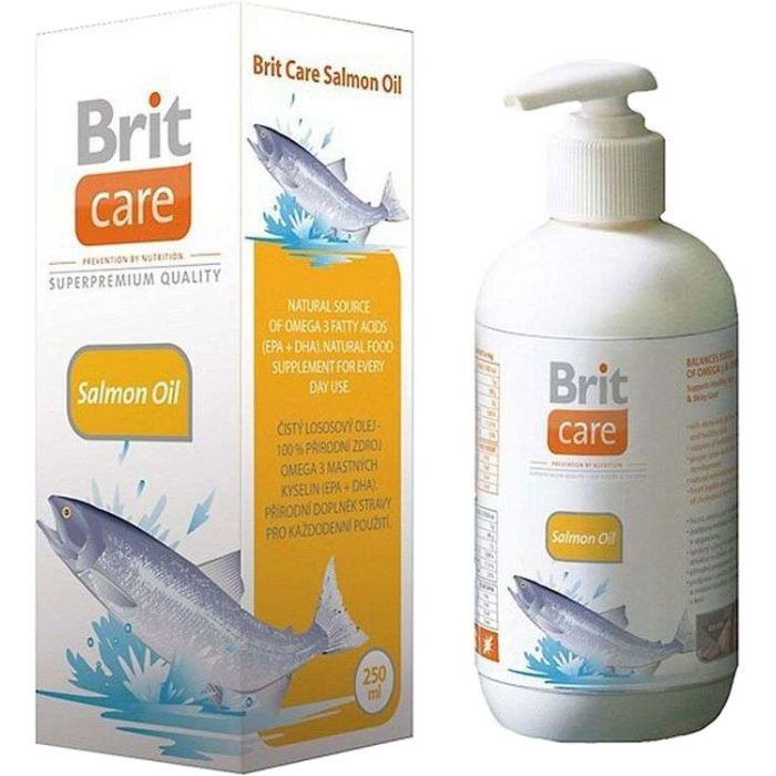 Витамины для собак Brit Care Масло лосося 250 мл Фото