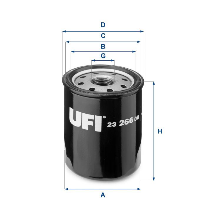 Фильтр масляный UFI 23.266.00 Фото