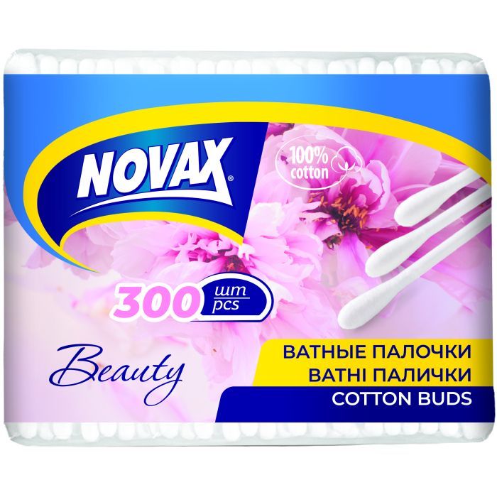 Ватные палочки Novax 300 шт. Фото