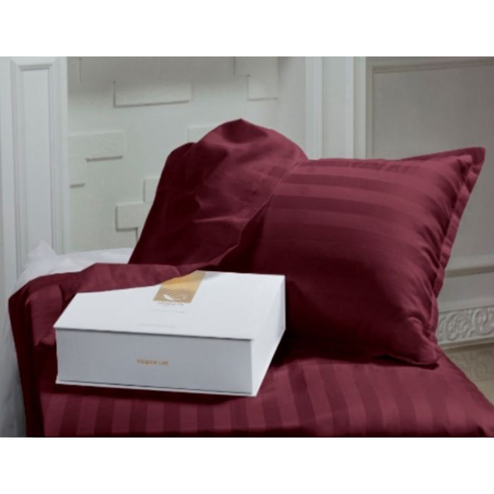 Постельное белье MirSon Сатин-страйп Aldo 143х210 Фото