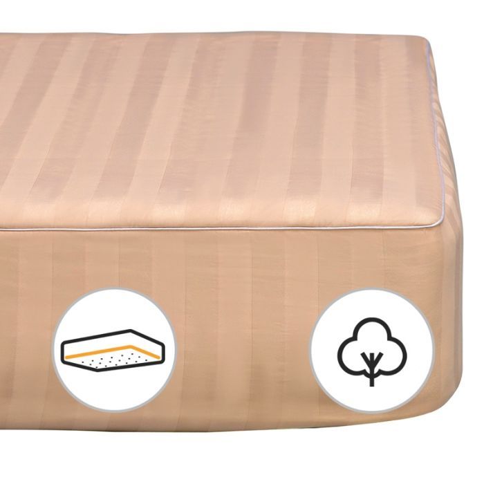 Наматрасник MirSon Carmela Cotton 461 80x200 см Фото