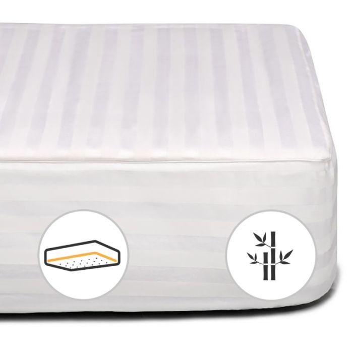 Наматрасник MirSon Royal Bamboo 614 200х220 см Фото