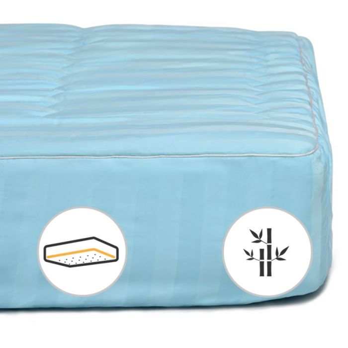 Наматрасник MirSon Valentino Вamboo 612 160х200 см Фото