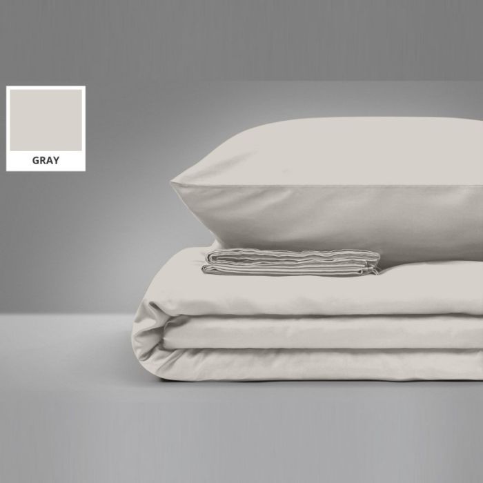 Постельное белье MirSon Бязь Premium Light Gray 160х220 Фото