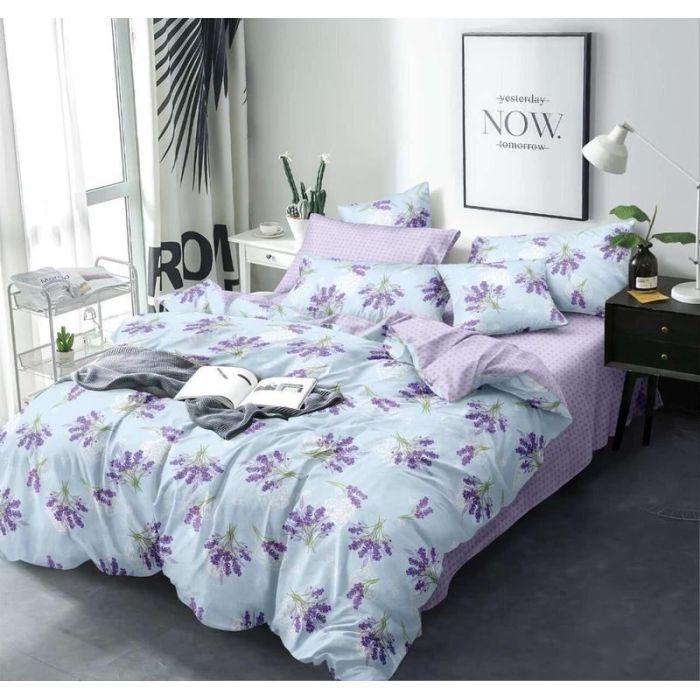 Постельное белье MirSon Бязь 17-0130 Lavender sea 175х210 Фото