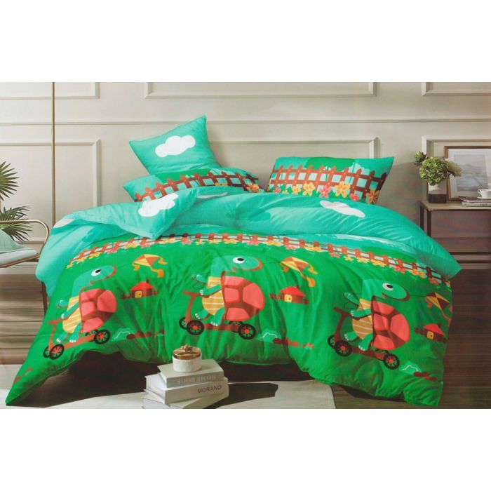 Постельное белье MirSon Бязь 17-0320 Turtle 110x140 Фото