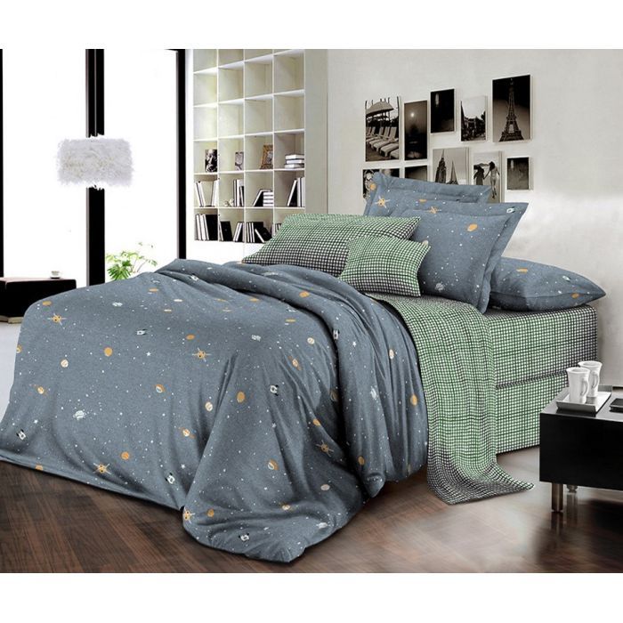 Постельное белье MirSon Бязь 17-0429-1 Space 110х140 Фото