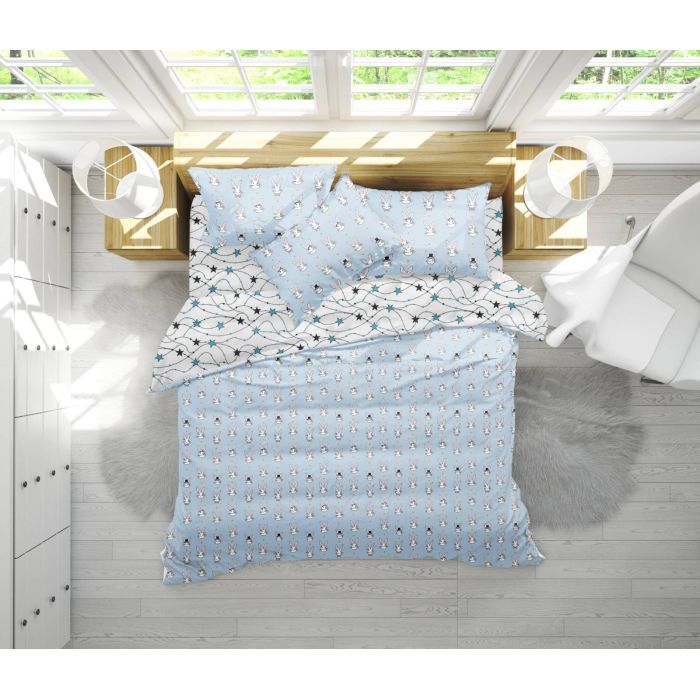 Постельное белье MirSon Бязь 17-0527 Bunnies Сімейний 160x220 Фото