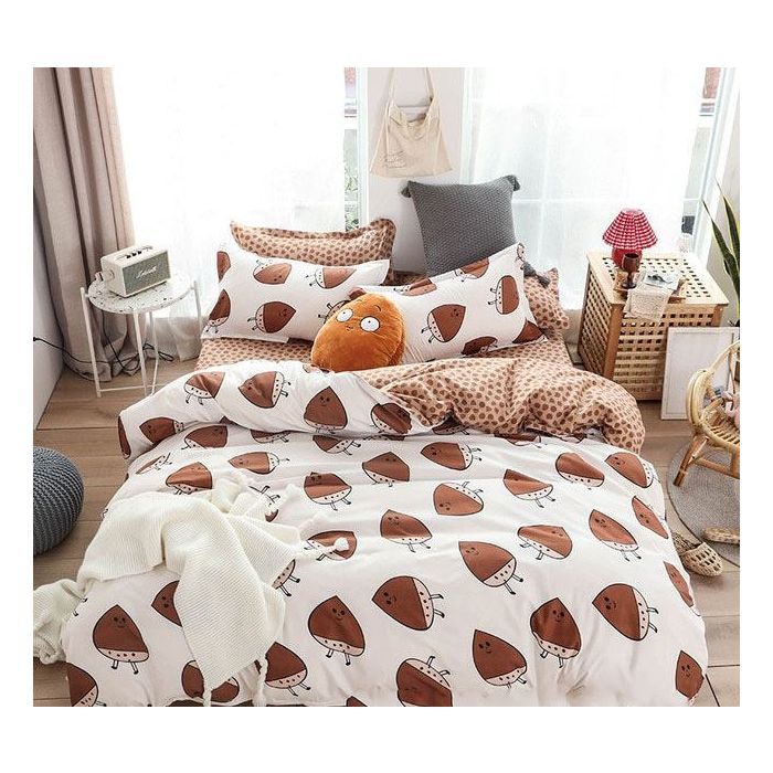 Постельное белье MirSon Бязь Premium 17-0465 Daisy Евро Фото