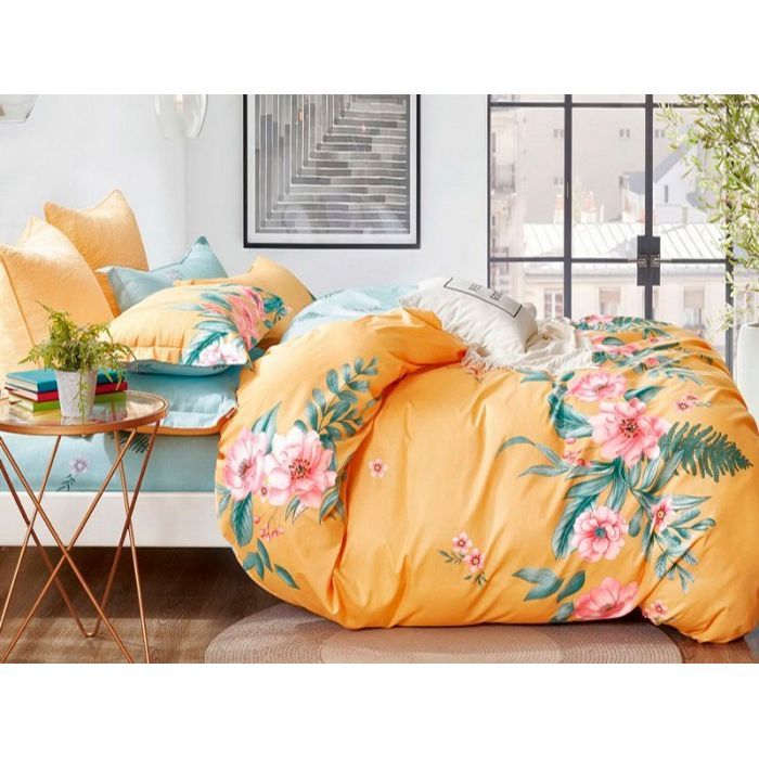 Постельное белье MirSon Сатин Premium 22-1267 Tropics 143х210х2 Фото
