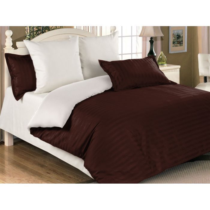 Постельное белье MirSon Сатин Premium Klaris Duet 160х220 Фото