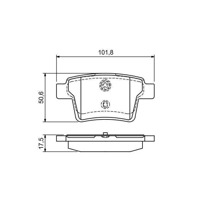Тормозные колодки Bosch 0 986 494 076 Фото