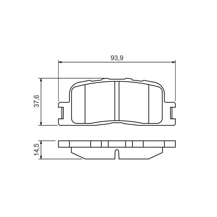 Тормозные колодки Bosch 0 986 494 359 Фото