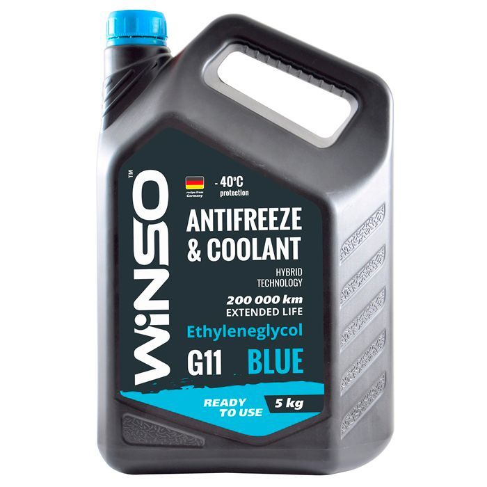Антифриз WINSO WINSO BLUE G11 blue 5kg Фото