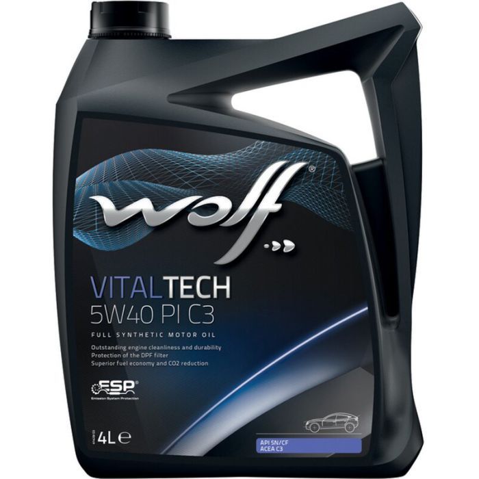 Моторное масло Wolf VITALTECH 5W40 PI C3 4л Фото