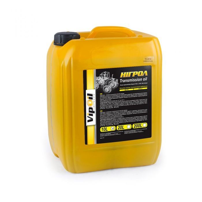 Трансмиссионное масло VIPOIL Нигрол, 10л Фото