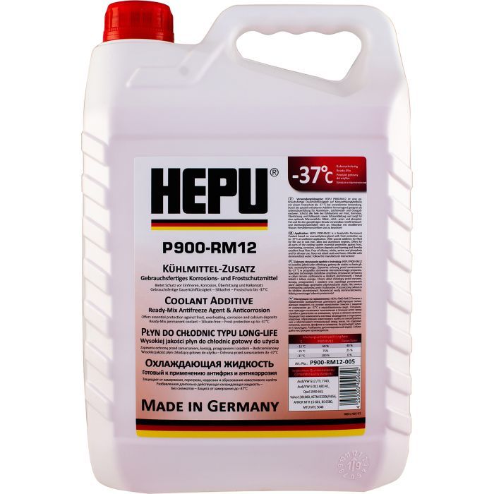 Антифриз HEPU 5л red Фото