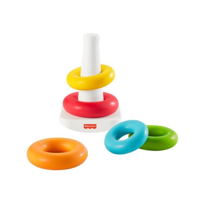 Развивающая игрушка Fisher-Price Пірамідка з еко-матеріалів Фото 1