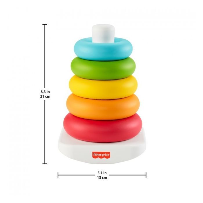 Развивающая игрушка Fisher-Price Пірамідка з еко-матеріалів Фото 2