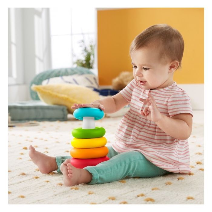 Развивающая игрушка Fisher-Price Пірамідка з еко-матеріалів Фото 3