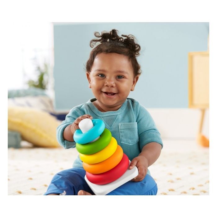 Развивающая игрушка Fisher-Price Пірамідка з еко-матеріалів Фото 5