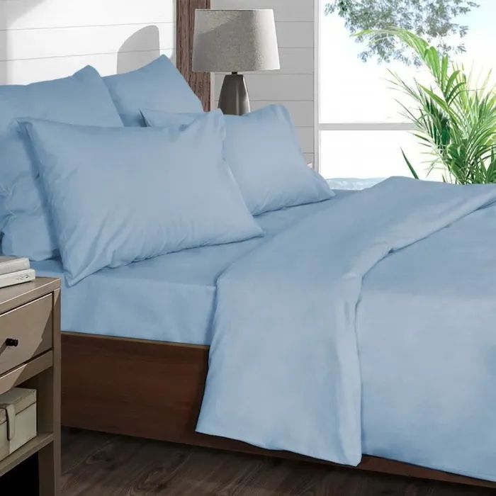 Пододеяльник Ярослав бязь 07 голубой 145х215 Фото