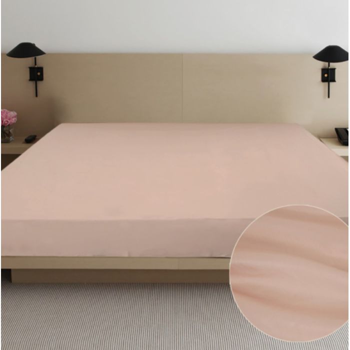 Простынь Ярослав сатин 01 бежевый 200х220 Фото