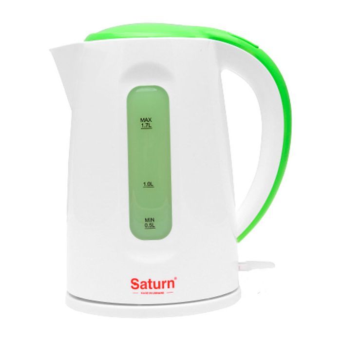 Электрочайник Saturn ST-EK8439U White/Green Фото