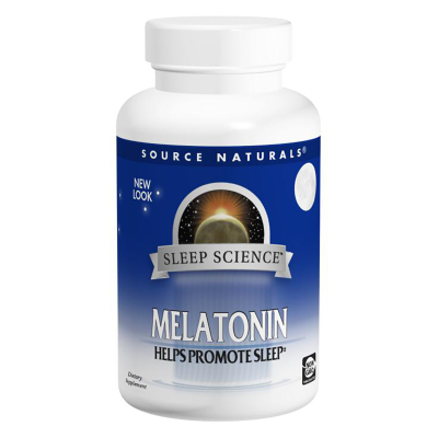 Аминокислота Source Naturals Мелатонін 3мг, Sleep Science, 120 таблеток Фото