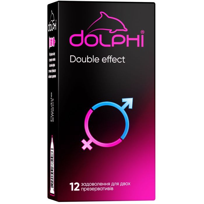 Презервативы Dolphi Double Effect 12 шт. Фото