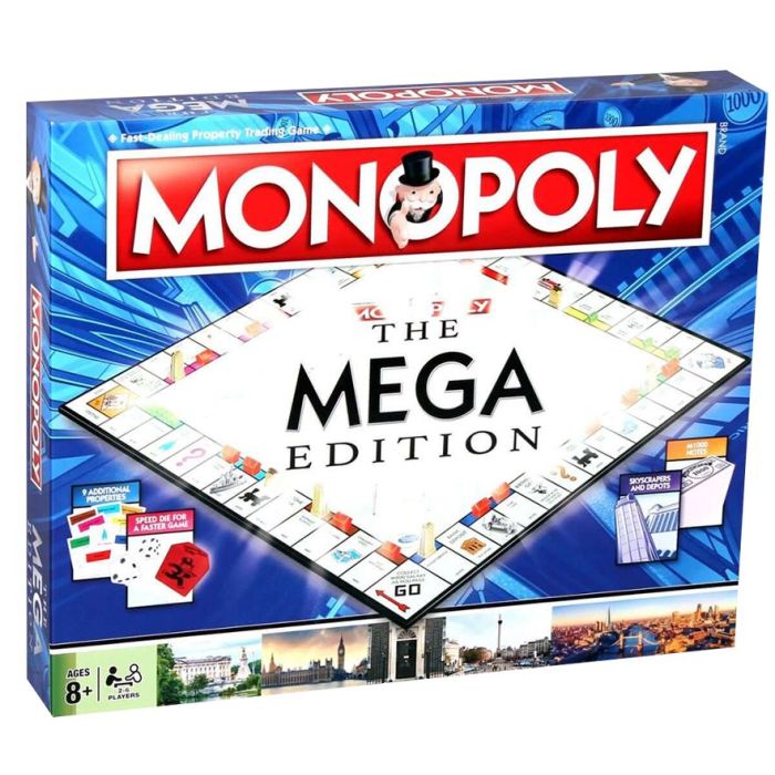 Настольная игра Winning Moves The Mega Edition Monopoly Фото