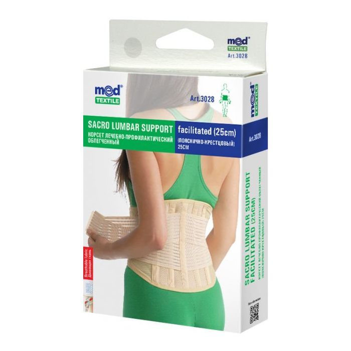 Корсет MedTextile Корсет лікувально-профілакт.полегшений (попереково Фото