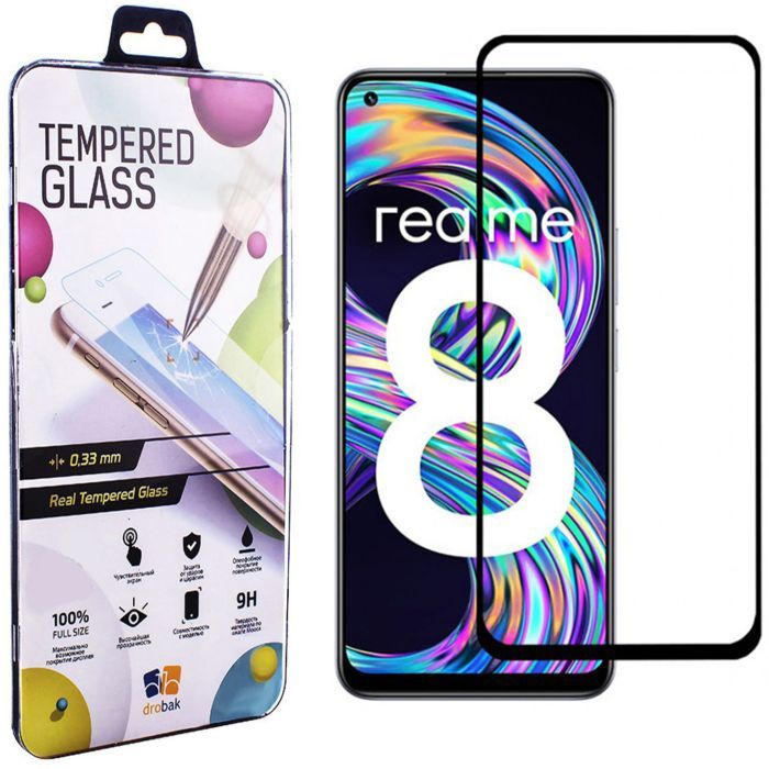 Стекло защитное Drobak Realme 8 Фото