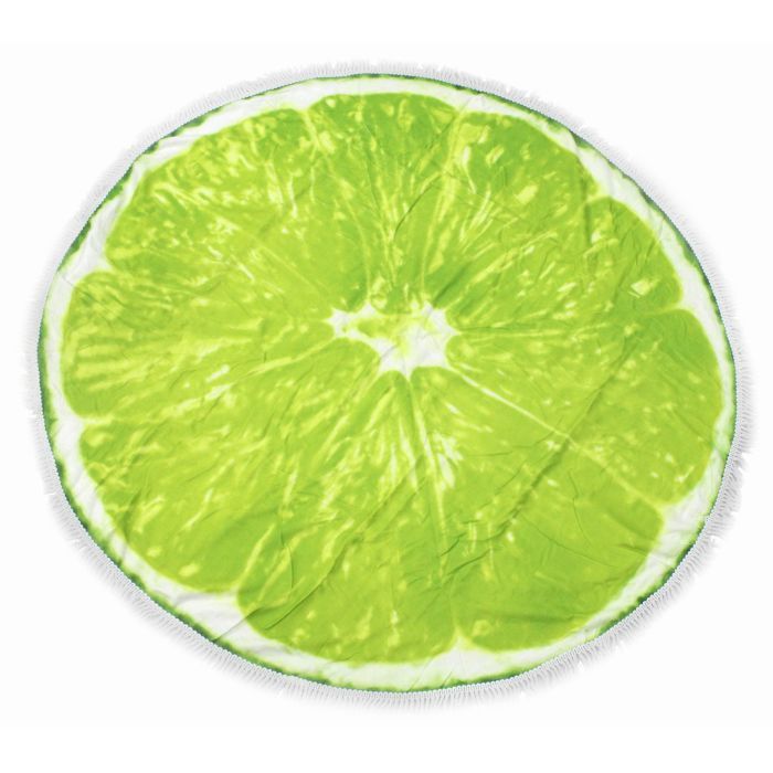 Полотенце MirSon пляжний №5067 Summer Time Lime 150x150 см Фото