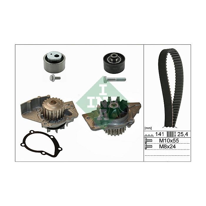 Комплект ремня ГРМ с помпой INA 530 0470 30 Фото