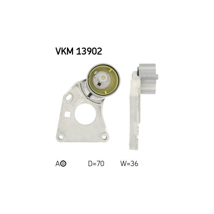 Натяжитель ремня с роликом SKF VKM 13902 Фото