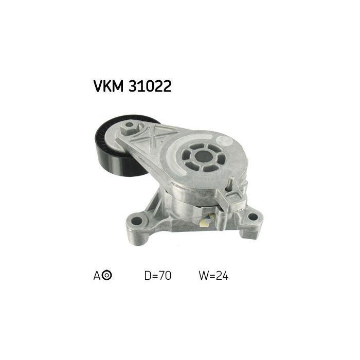 Натяжитель ремня с роликом SKF VKM 31022 Фото