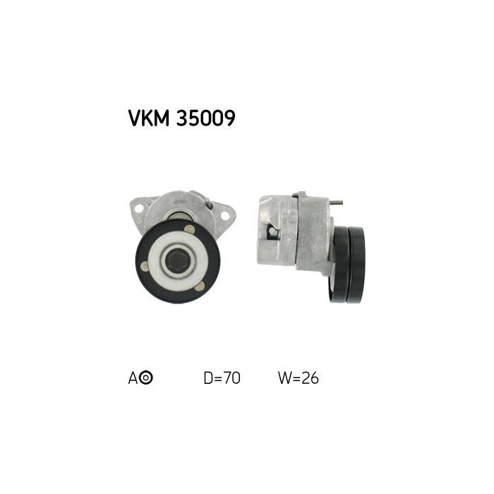 Натяжитель ремня с роликом SKF VKM 35009 Фото