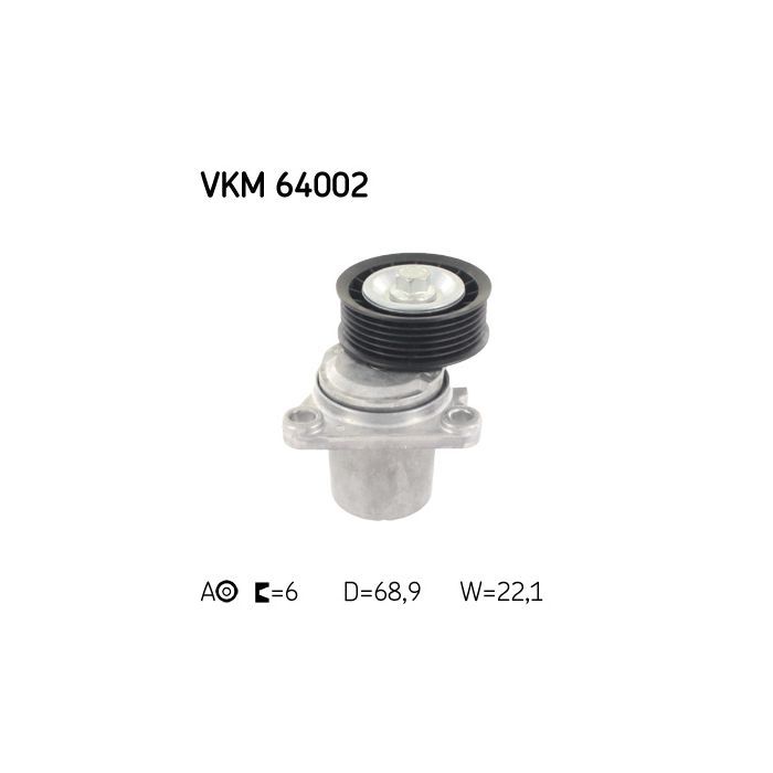 Натяжитель ремня с роликом SKF VKM 64002 Фото