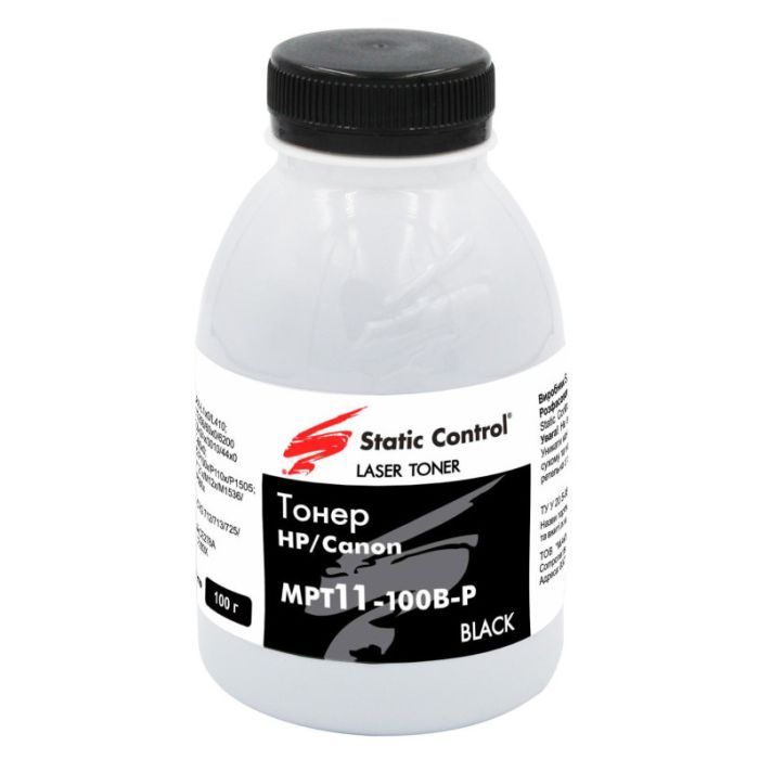 Тонер Static Control HP/Canon 100г фасовка Фото