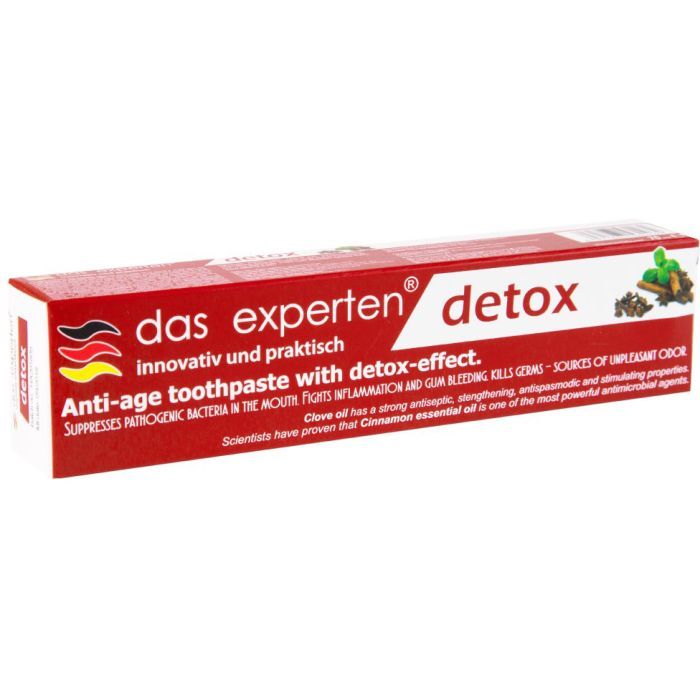 Зубная паста Das Experten Detox антивозрастная гелевая 70 мл Фото