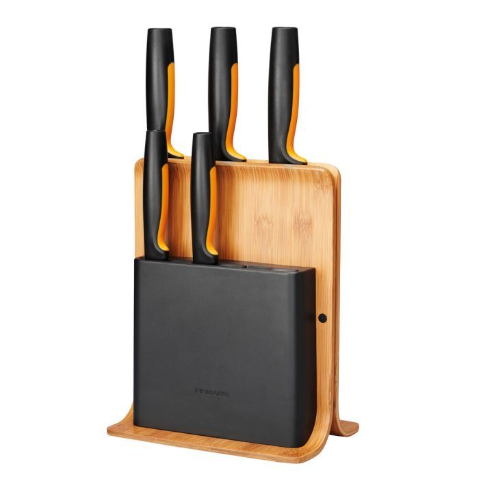 Набор ножей Fiskars Functional Form Bamboo 5 шт Фото