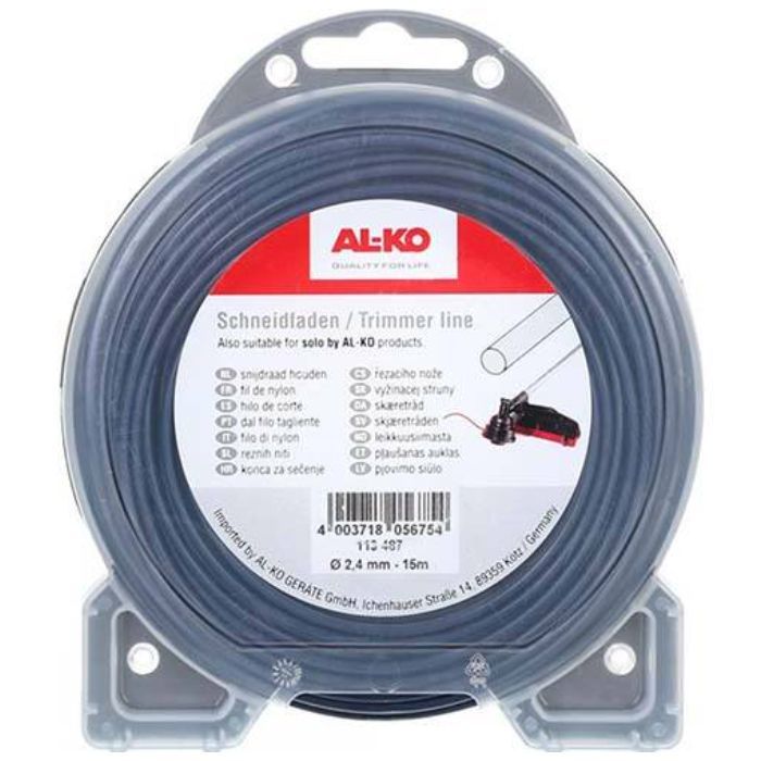 Жилка косильная AL-KO 2,4 X 15 м Фото