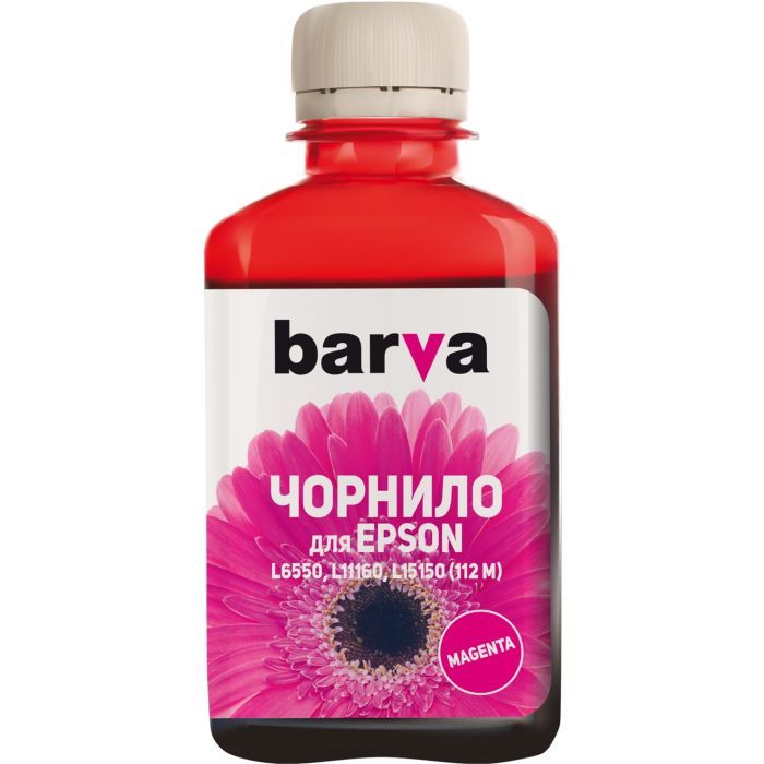 Чернила Barva Epson 112 180 мл, magenta Фото