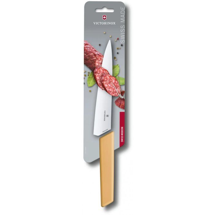 Кухонный нож Victorinox Swiss Modern Carving 19см Yellow Фото