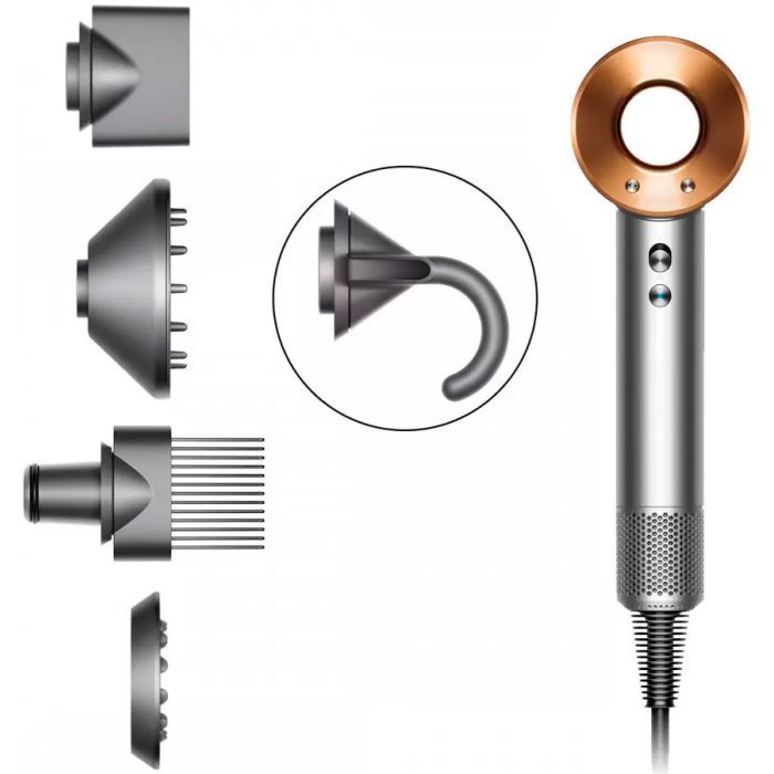 Фен Dyson HD07 Supersonic Nickel/Copper Фото